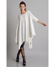 White Oversized Long Tunic